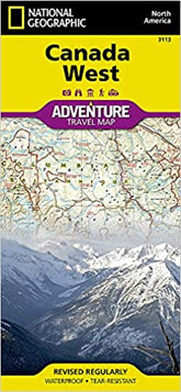 Canada West Adventure Travel Map (3113)